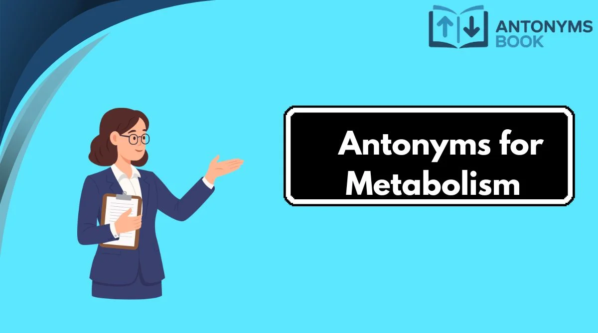 Antonyms for Metabolism