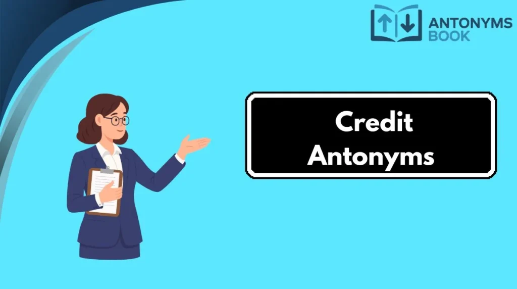 Credit Antonyms